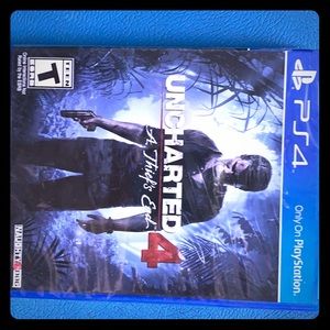 Uncharted 4 PS4 game